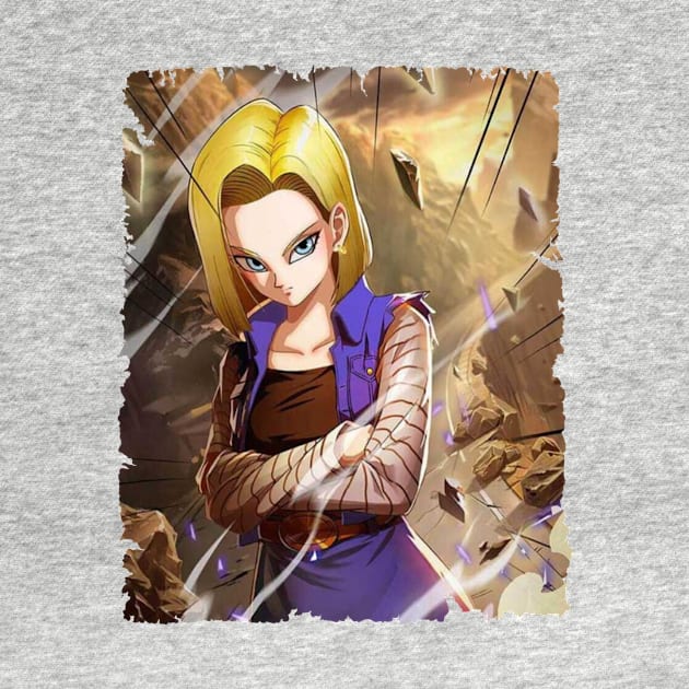 ANDROID 18 MERCH VTG by funnymushroomz